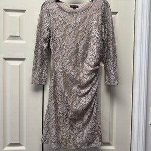 Elegant Lace Dress in Cream